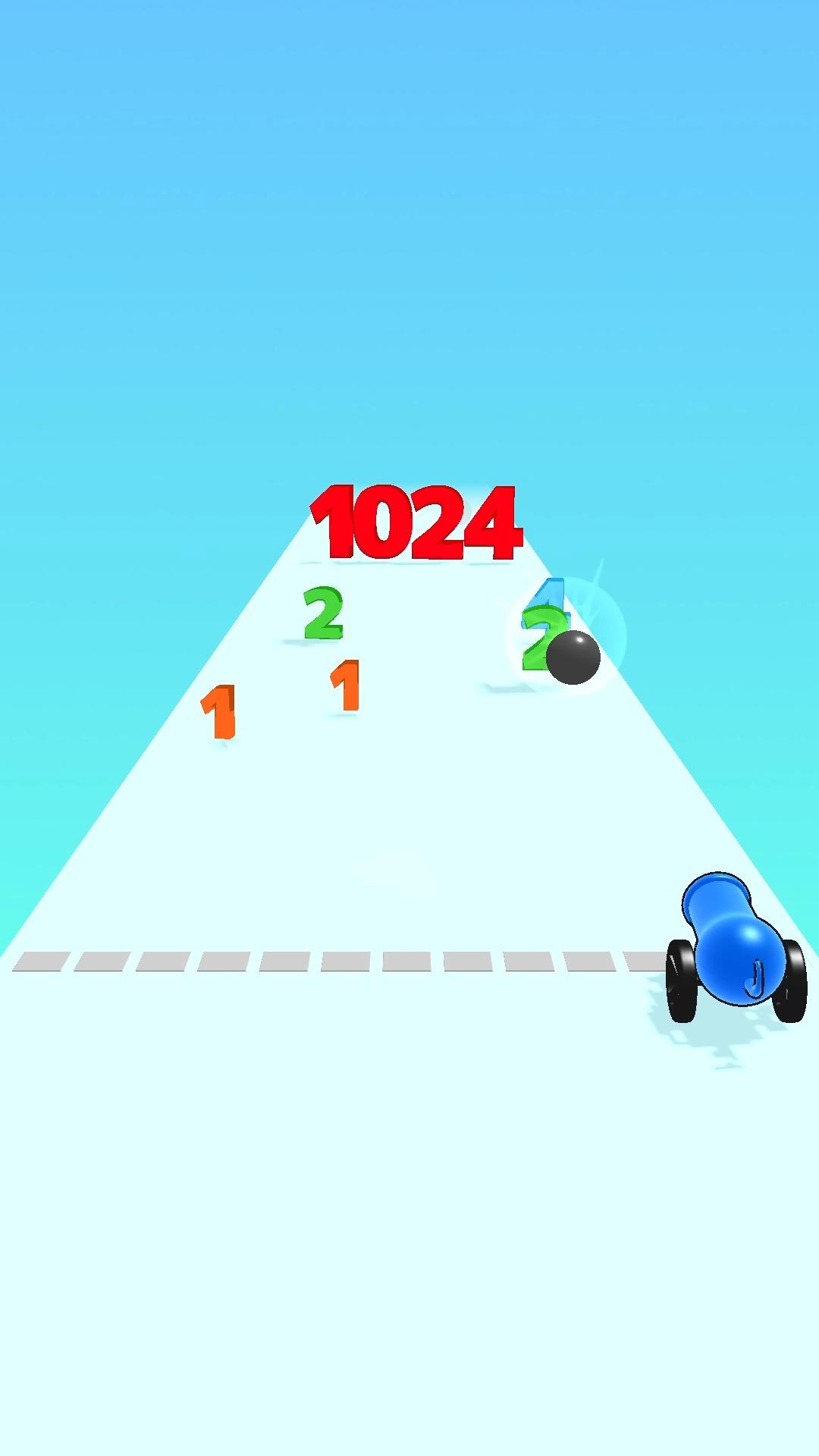 Cannon 2048 Game Screenshot