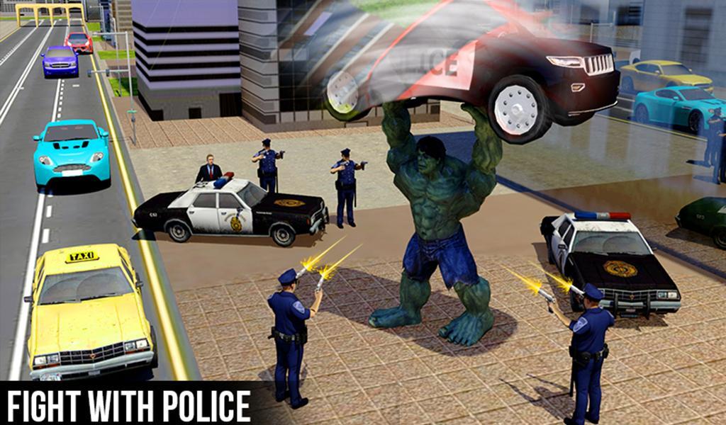 Superhero Monster Grand City Battle screenshot game