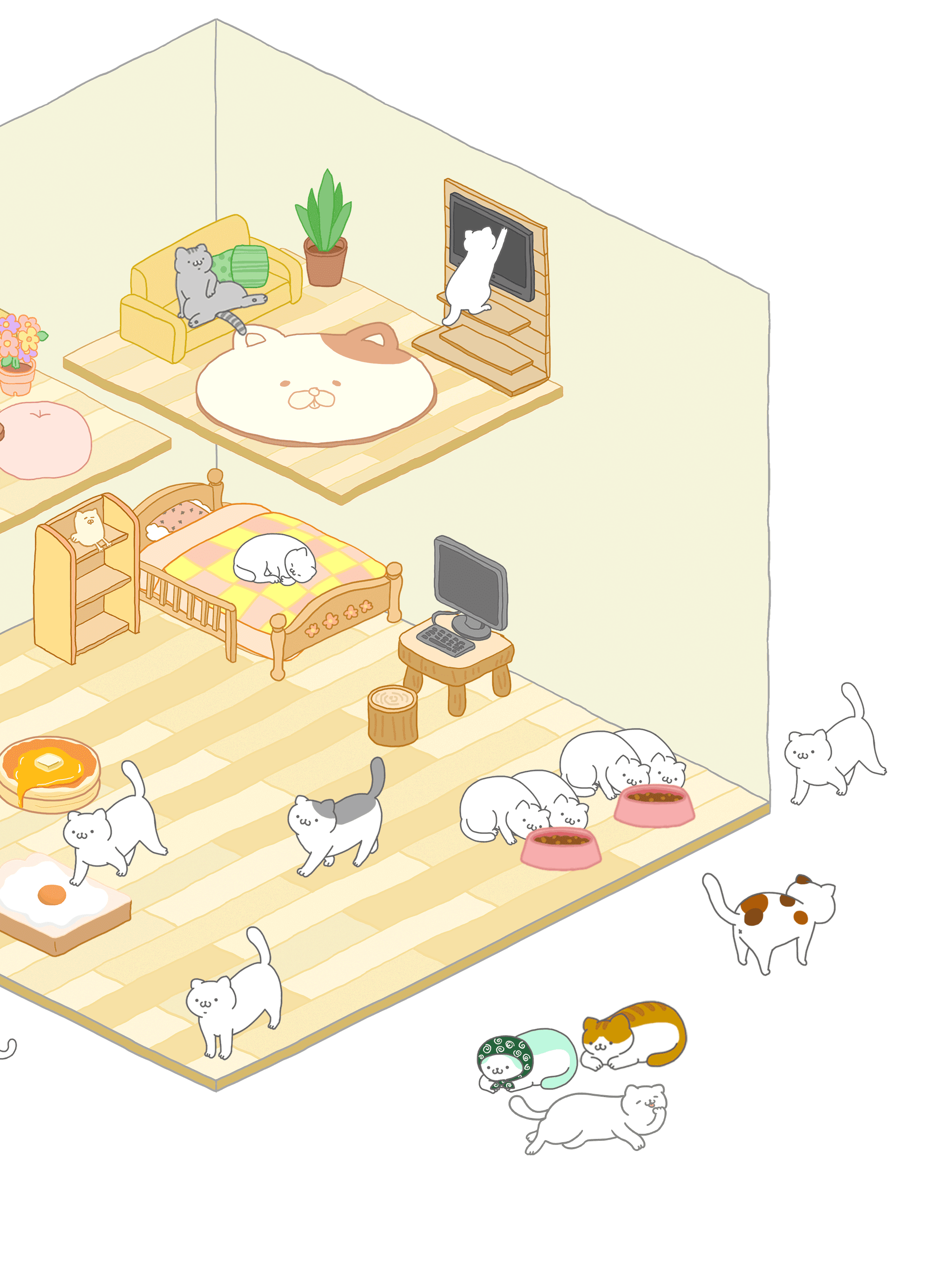 Cuplikan Layar Game 猫咪很可爱 可是我是幽灵