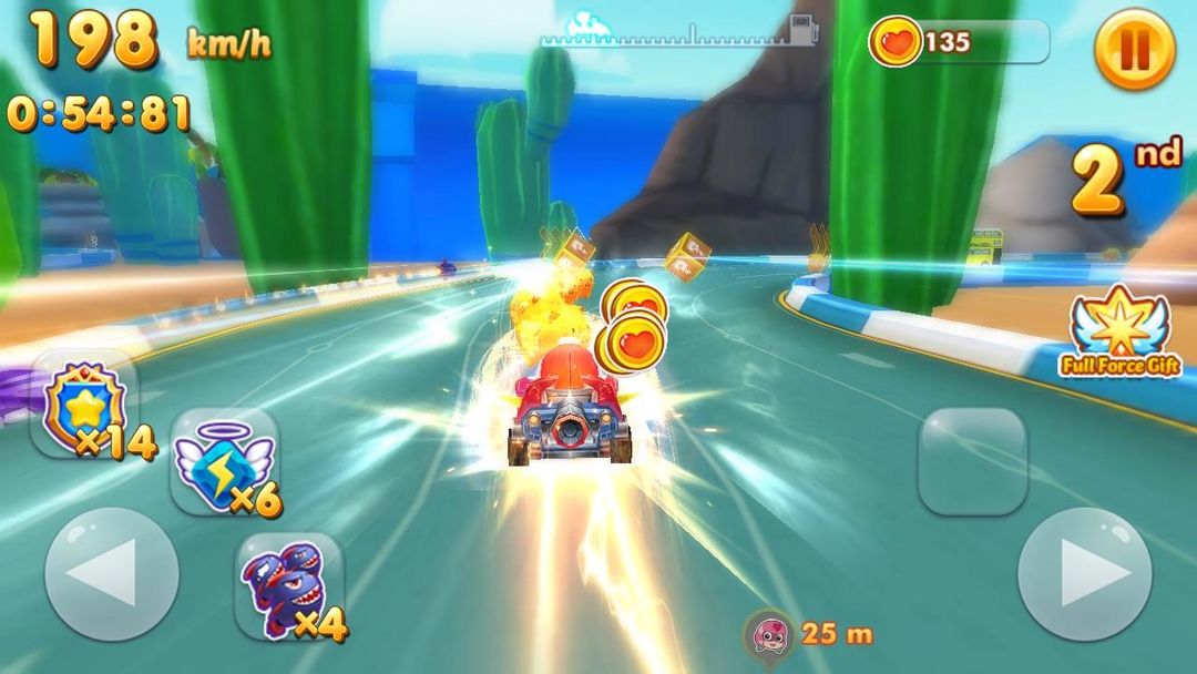 Screenshot of SuperKids Hero Racers