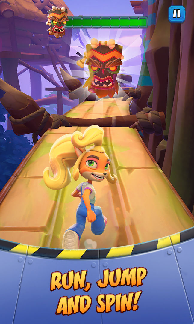 Crash Bandicoot: On the Run! screenshot game