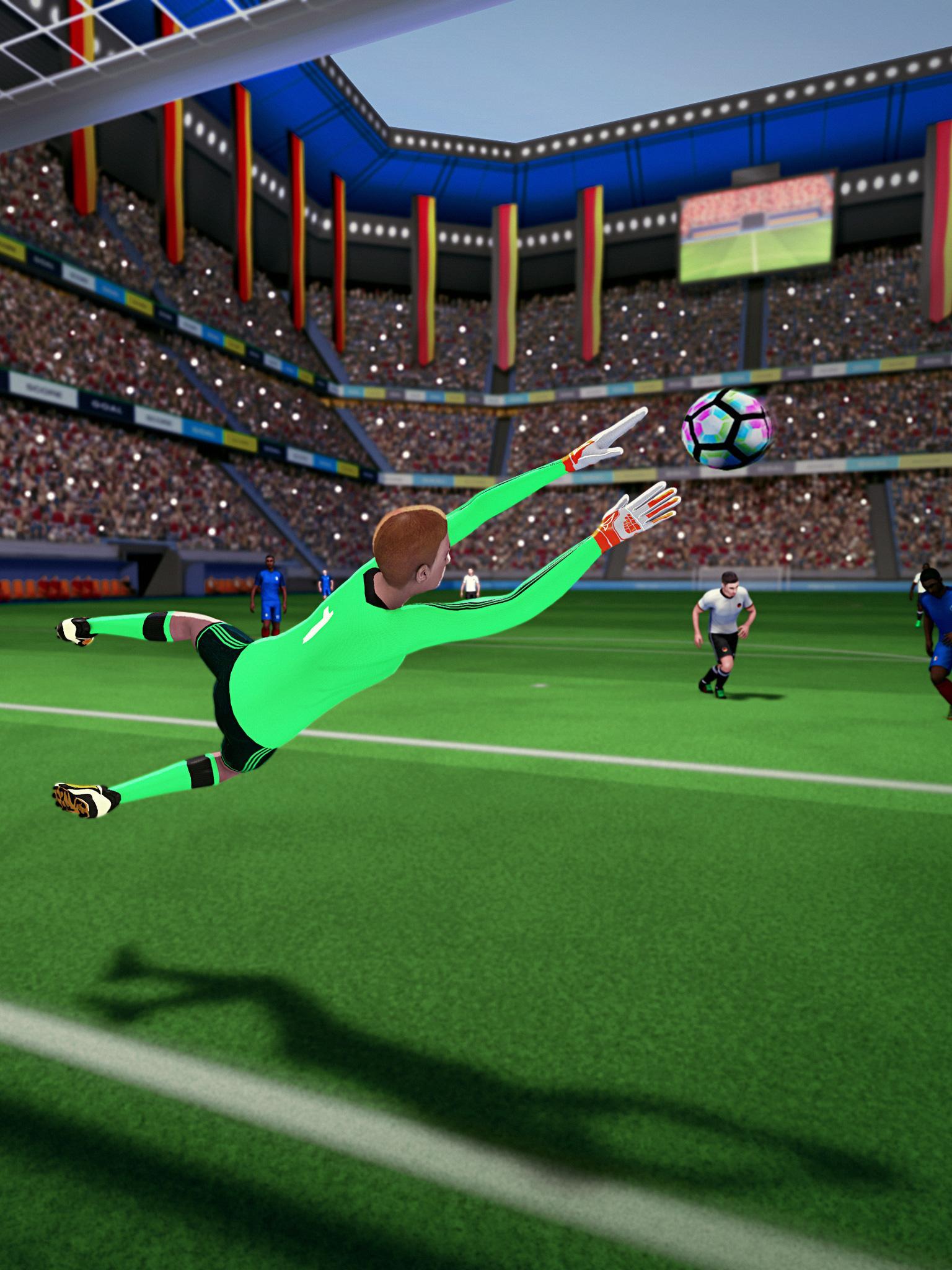 Mobile Soccer Free Kick Cup 2017 Game Screenshot