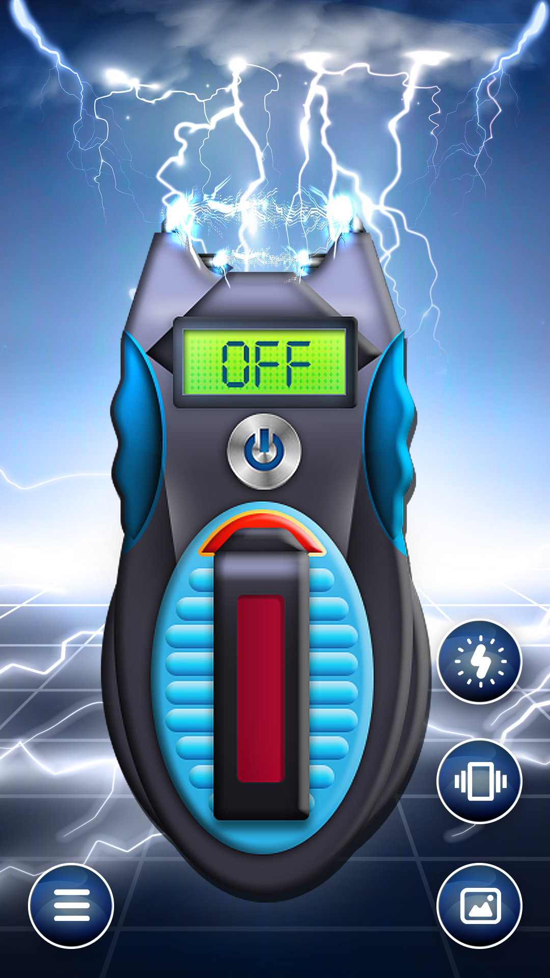 Stun Gun Shock Taser Simulator Game Screenshot