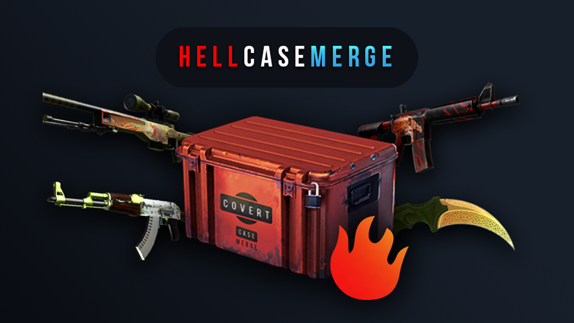 🔥Hell Case Merge. Ultimate Skins Simulator Opener Game Screenshot