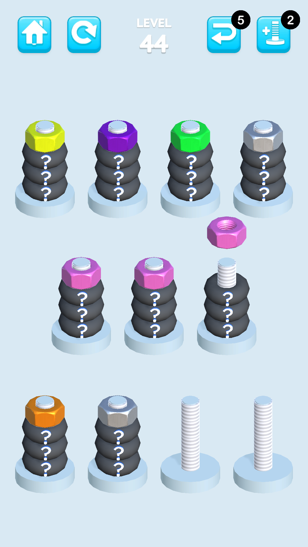 Nuts And Bolts Sort screenshot game