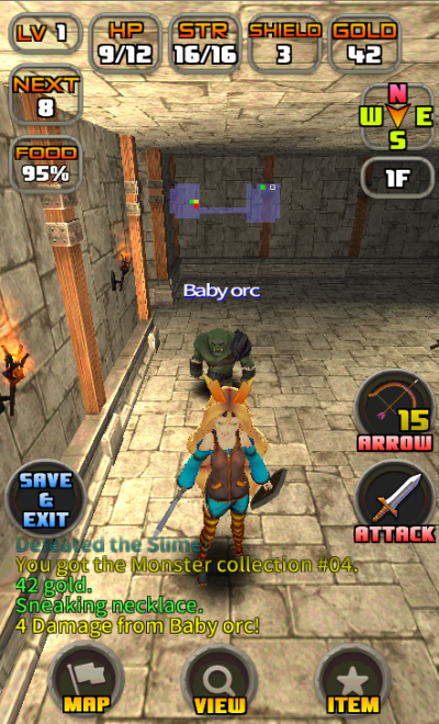 Unity.Rogue3D (roguelike game) Game Screenshot