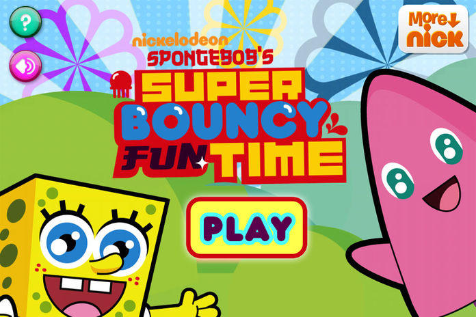 Captura de Tela do Jogo SpongeBob SquarePants Super Bouncy Fun Time