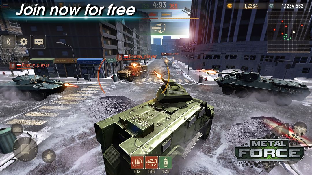 Metal Force: Army Tank Games android iOS apk download for free-TapTap