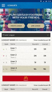 FIFA World Cup™ Fantasy Game Screenshot