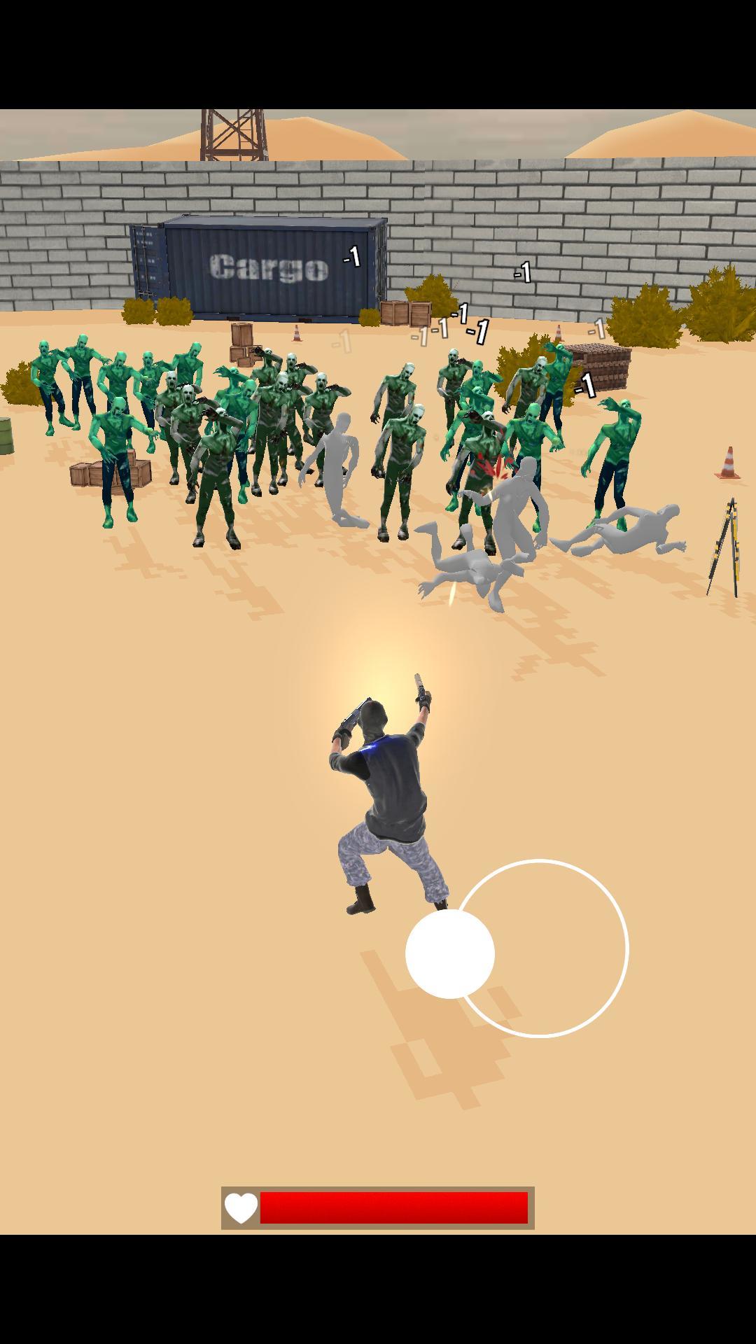 Screenshot 1 of Dernier héros : la révolte des zombies 0.1
