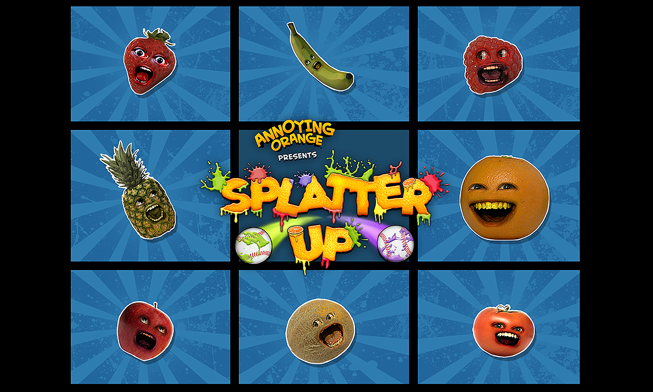 Screenshot of Annoying Orange Splatter Up!