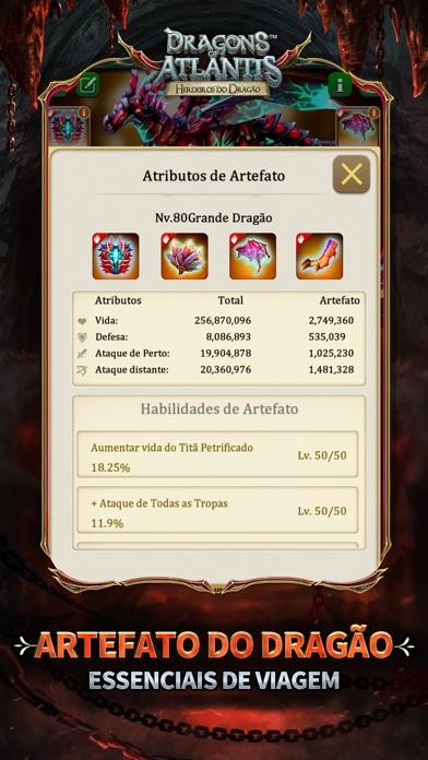 Captura de Tela do Jogo Dragons of Atlantis