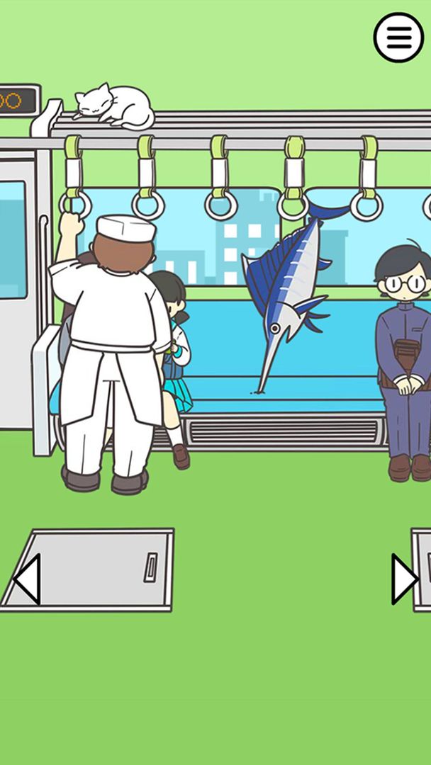 電車で絶対座るマン２ -脱出ゲーム screenshot game