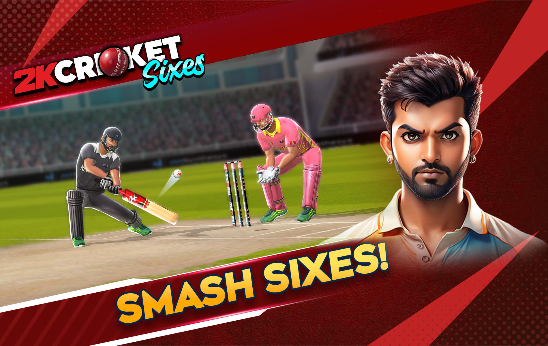 2K Cricket Sixes Game Screenshot