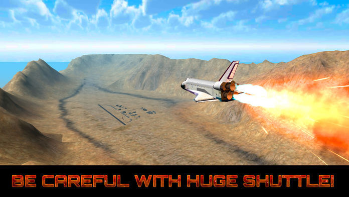 Space Shuttle Landing Simulator 3D screenshot game