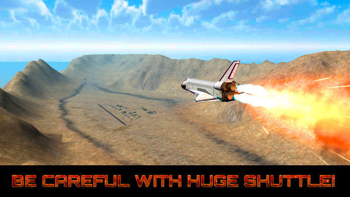 Captura de Tela do Jogo Space Shuttle Landing Simulator 3D