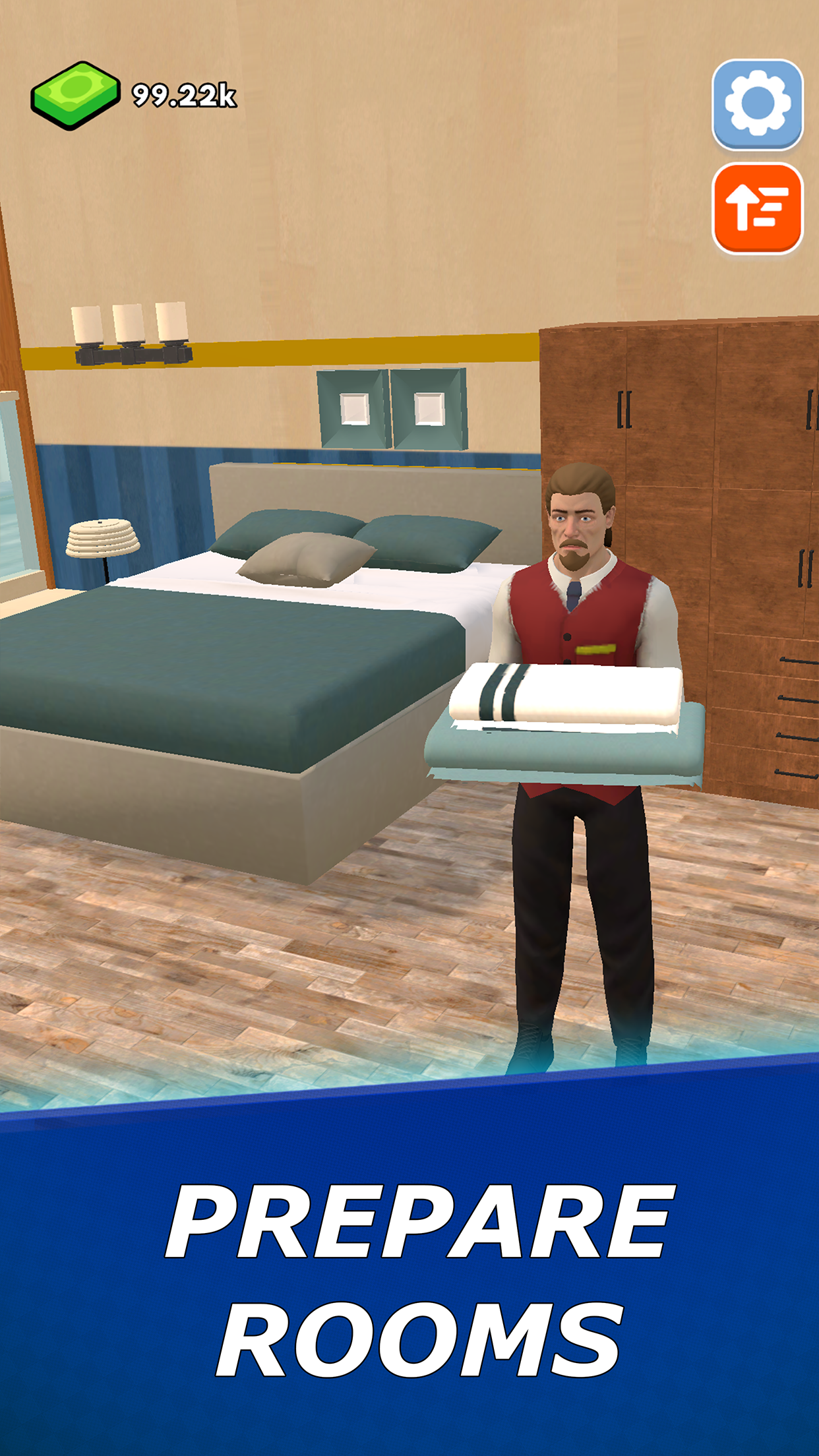 Hotel Manager Game Screenshot