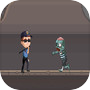 Icon of Police Vs Zombie