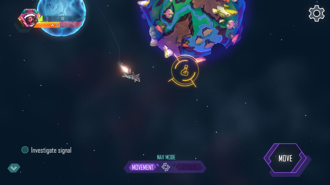 Screenshot of Space Mavericks