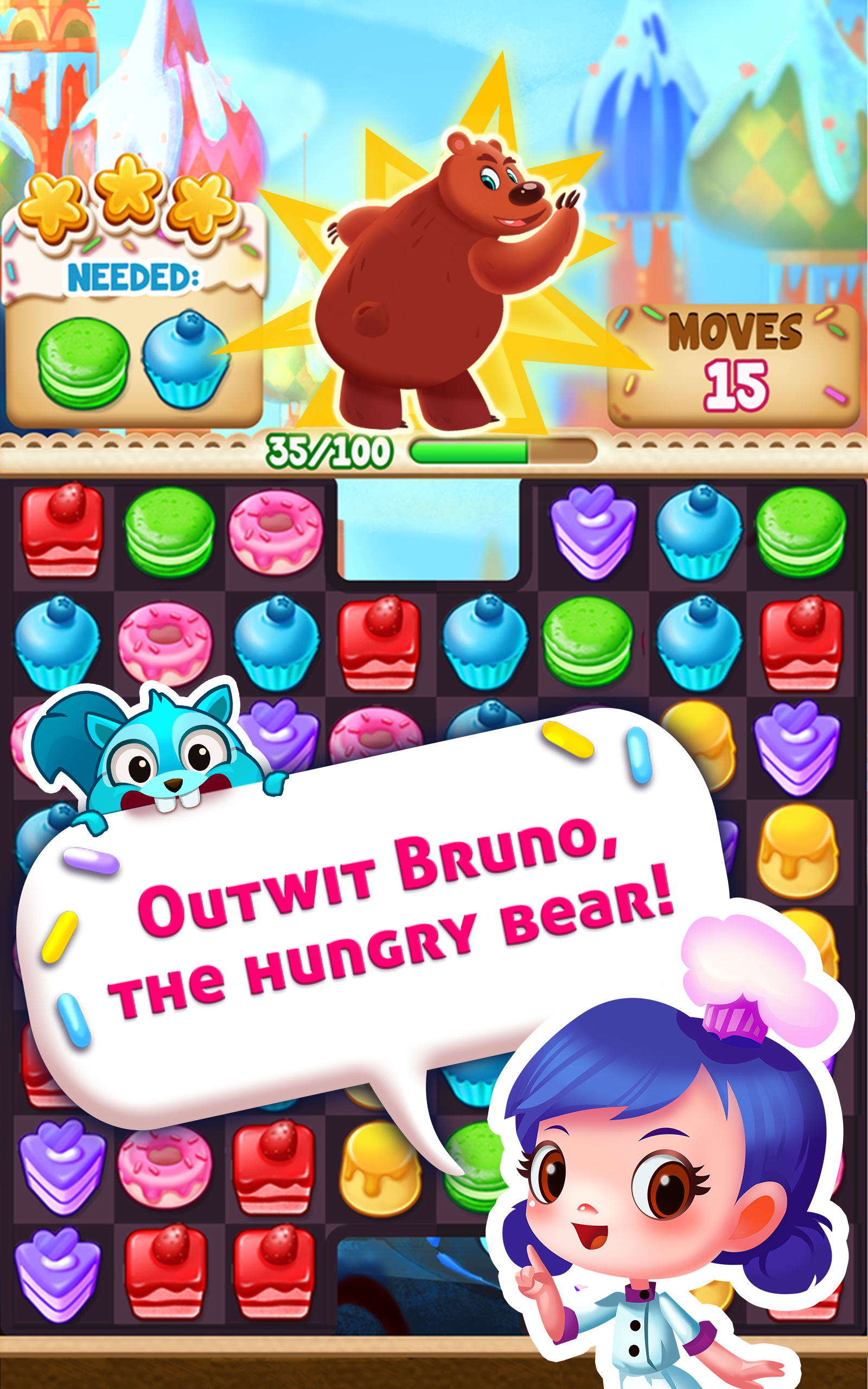 Cupcake Mania™ Game Screenshot