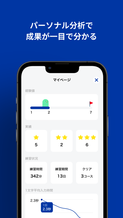 Screenshot of Japanese Keyboard Practice