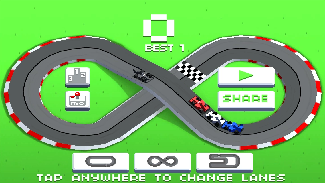 Cuplikan Layar Game Wrong Way Racing