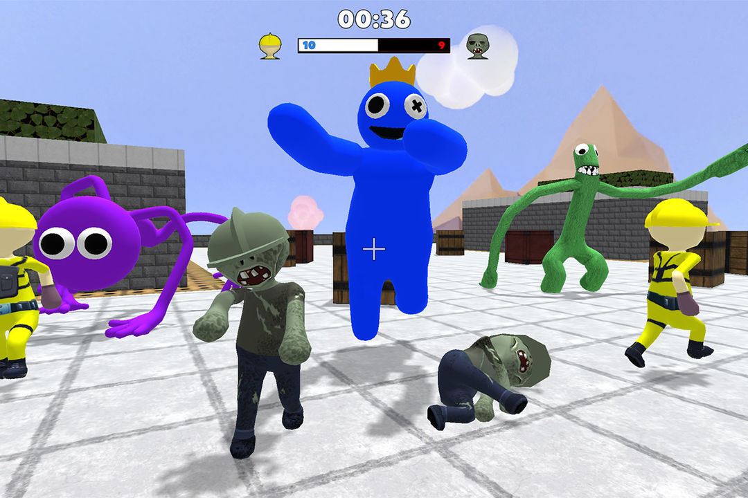 Blue Survival: Hide N Seek screenshot game