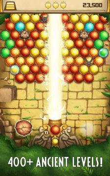 Bubble Shooter Lost Temple Game Screenshot