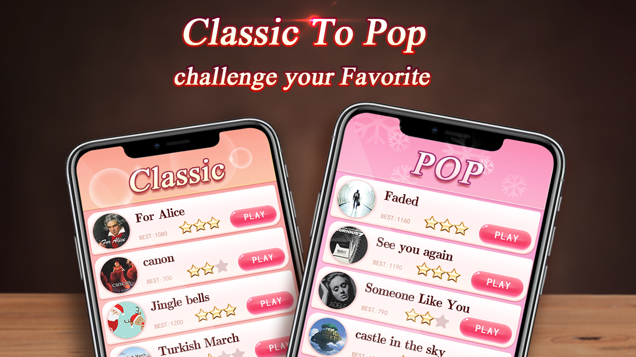 Piano Master Pink: Keyboards Game Screenshot