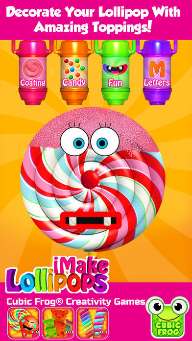 Скриншот игры iMake Lollipops-Candy Making Kitchen Games