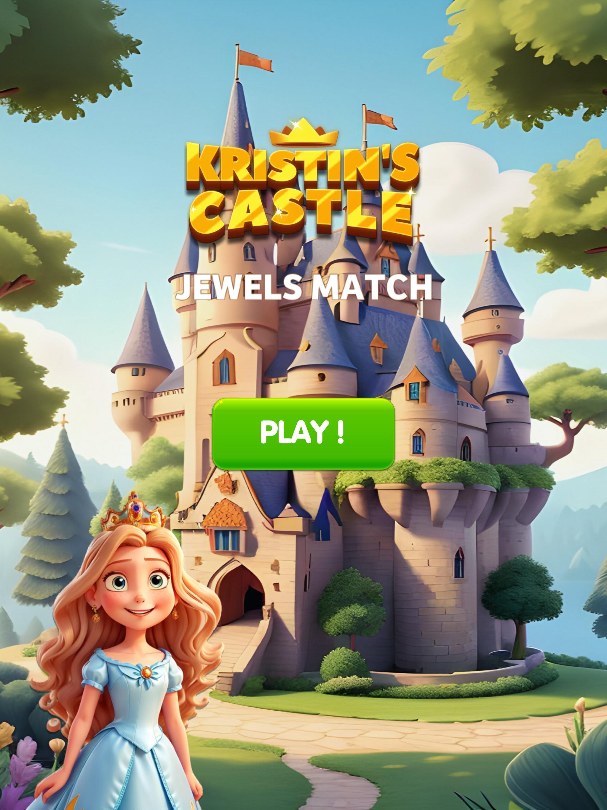Kristin's Castle: Jewels Match 遊戲截圖
