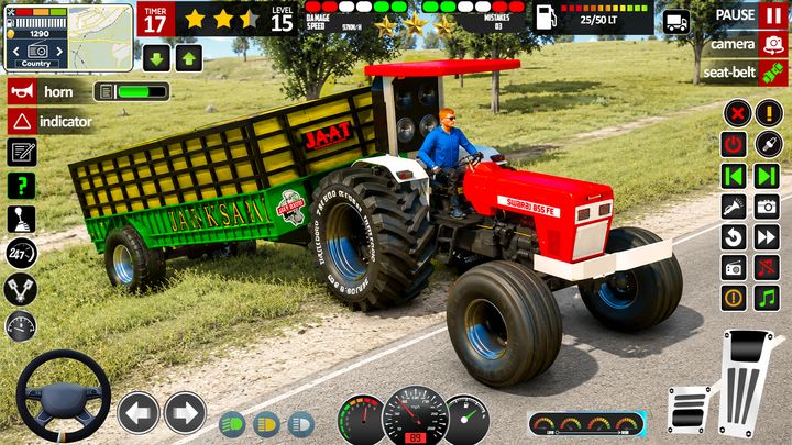 Indian Tractor Real Farming 3d Game Screenshot