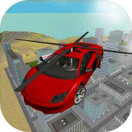 Flying  Helicopter Car 3D Free