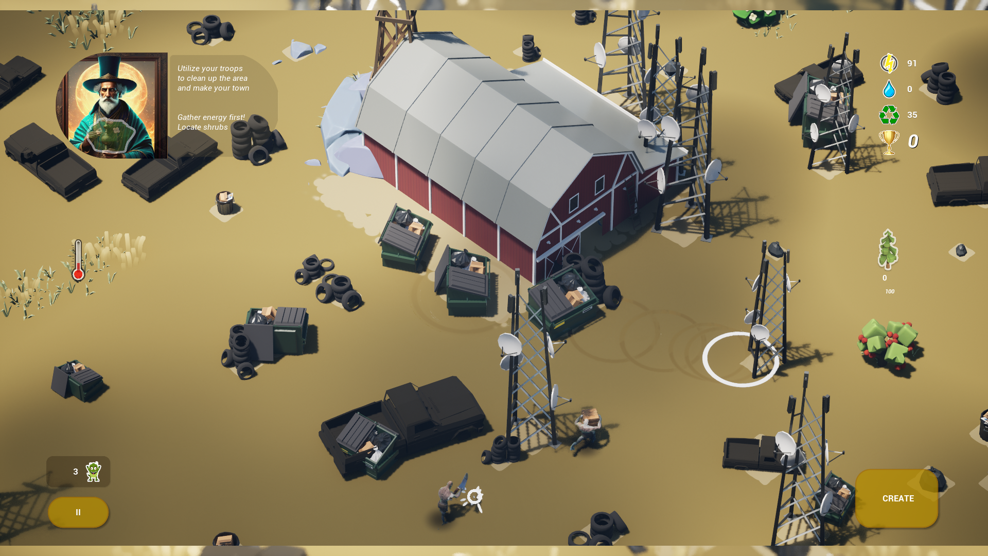 Screenshot of Trash Troopers: Earth Reclaim