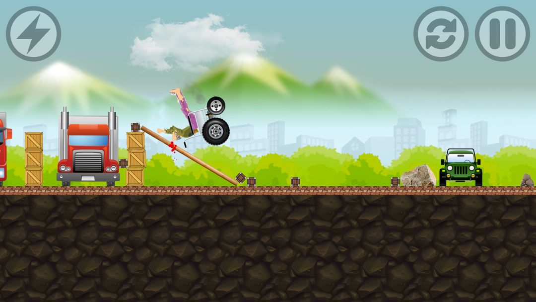 Happy Wheels Zombie screenshot game