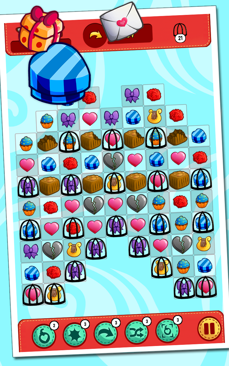 Valentine Connect ภาพหน้าจอเกม