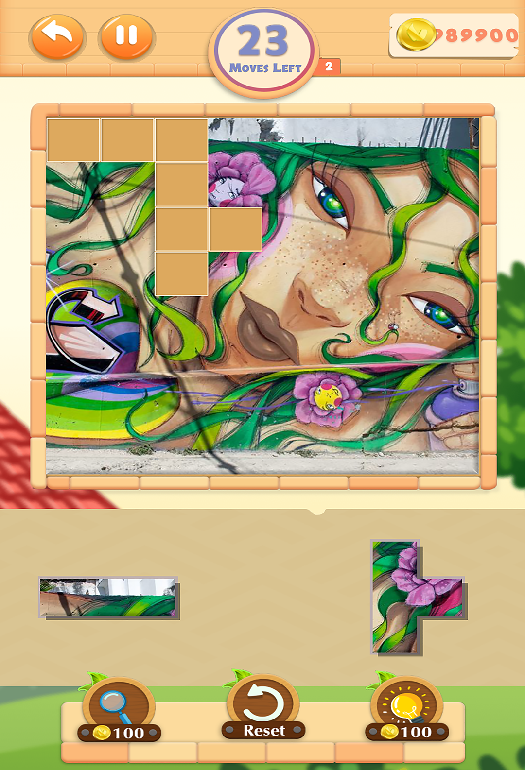 Pieces Pictures Game Screenshot