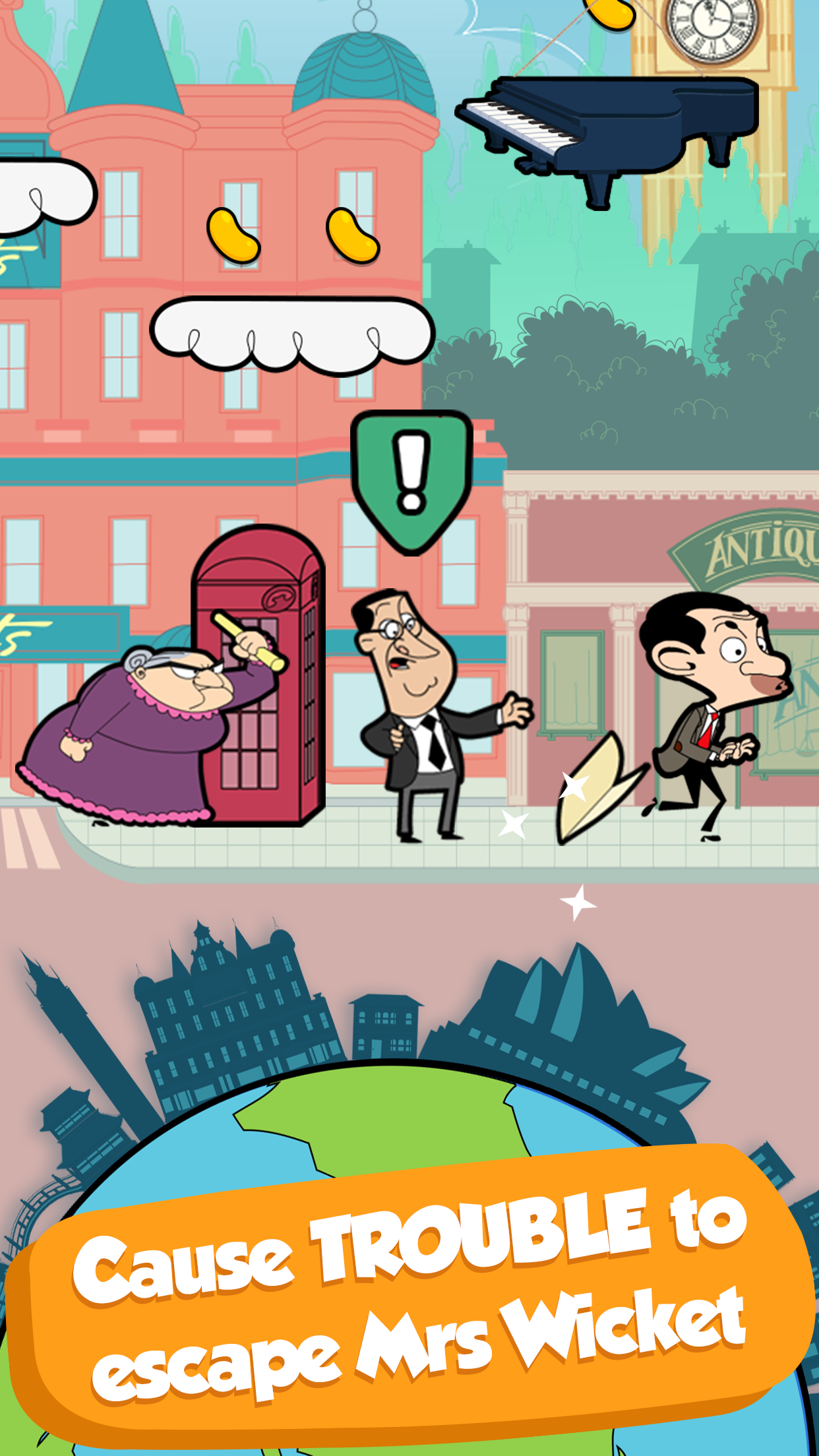 Mr Bean™ - Around the World 遊戲截圖