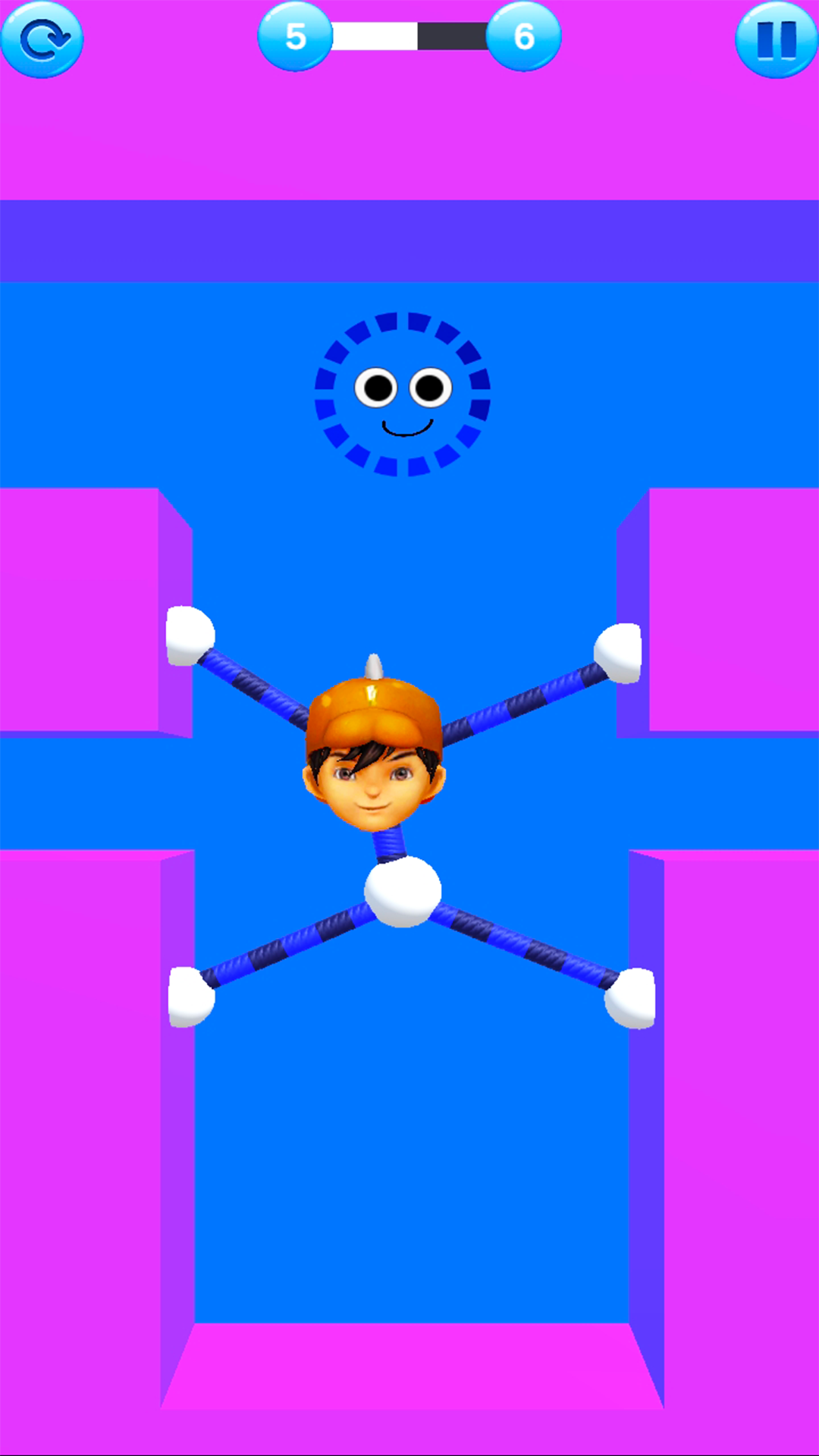 Boboiboy Stretch Galaxy Boy 3D screenshot game