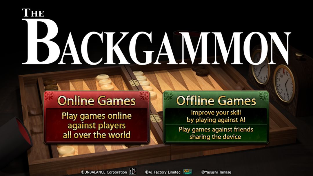 The Backgammon screenshot game