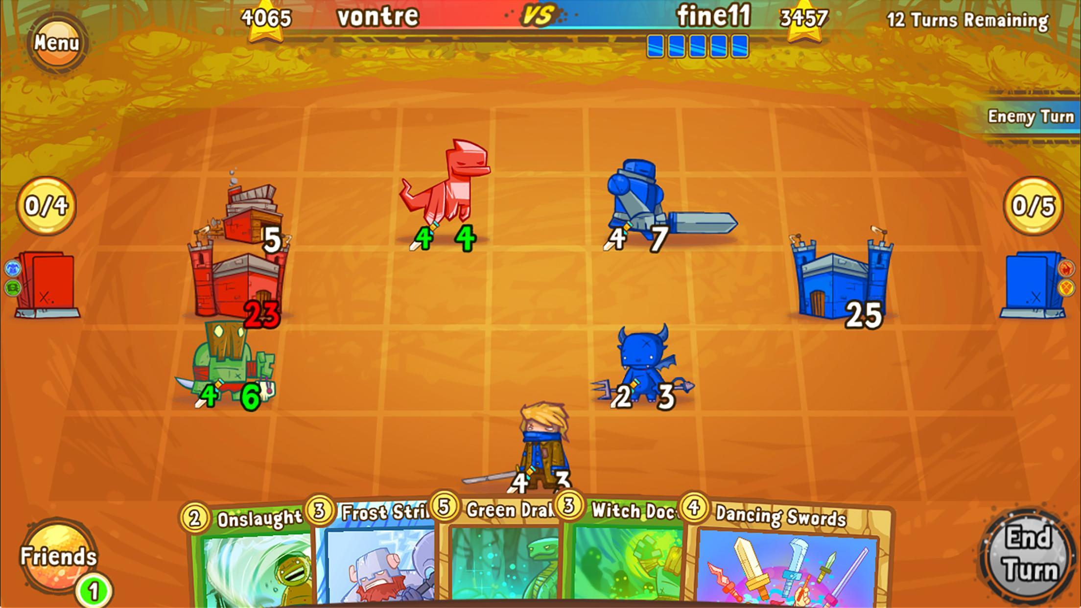 Cards and Castles Game Screenshot