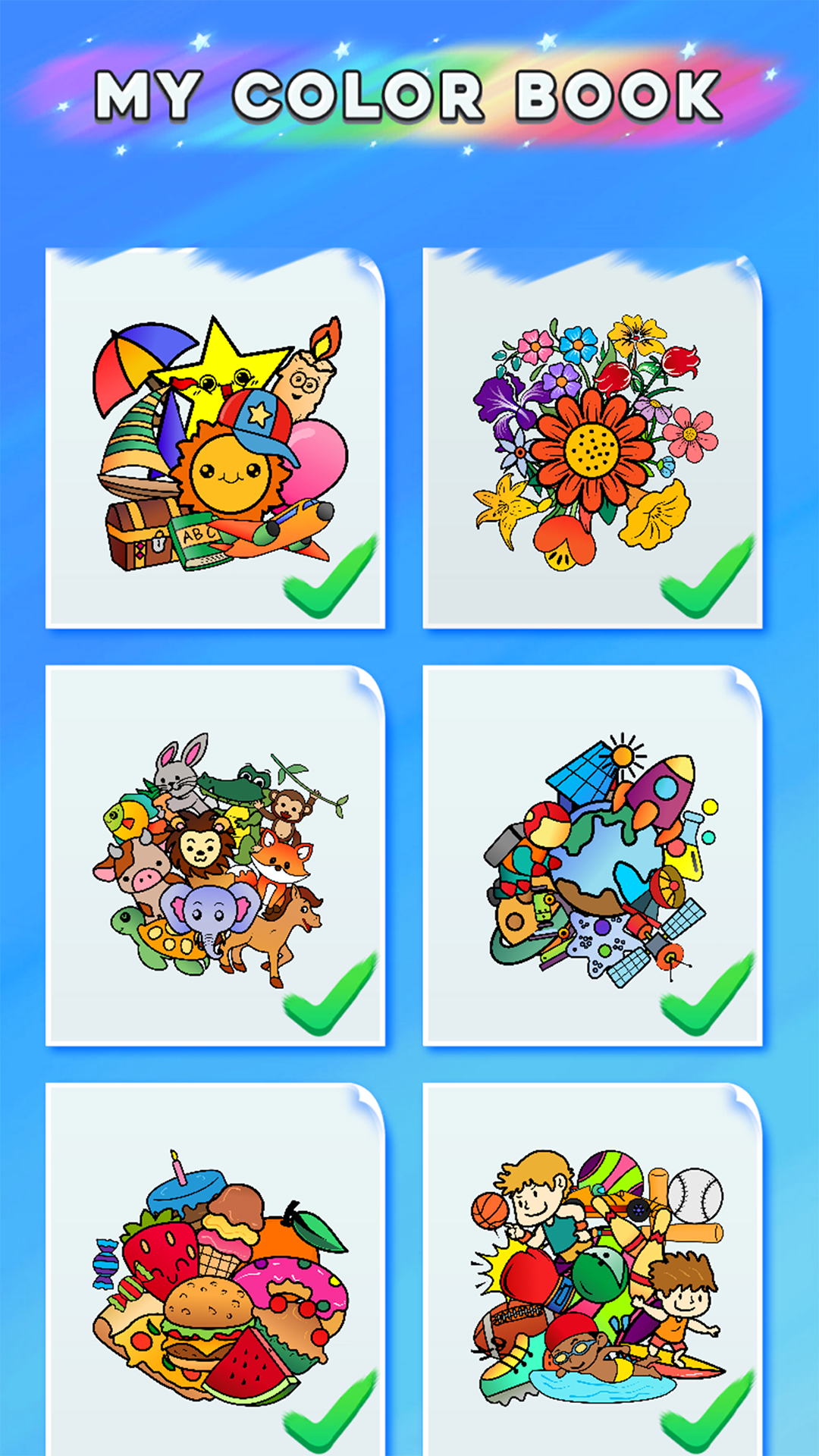 ASMR Color Book - Drawing Art Game Screenshot