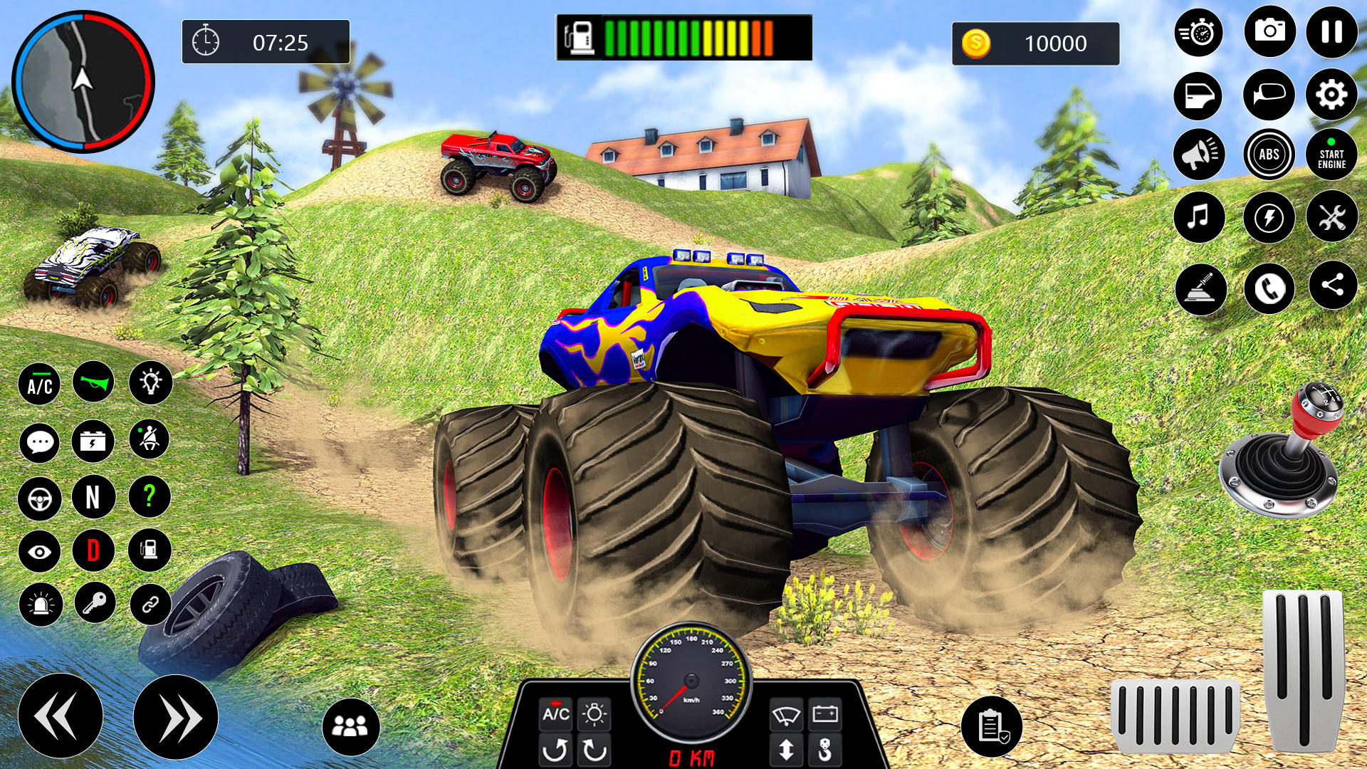 Monster Truck Offroad Stunt 3D Game Screenshot