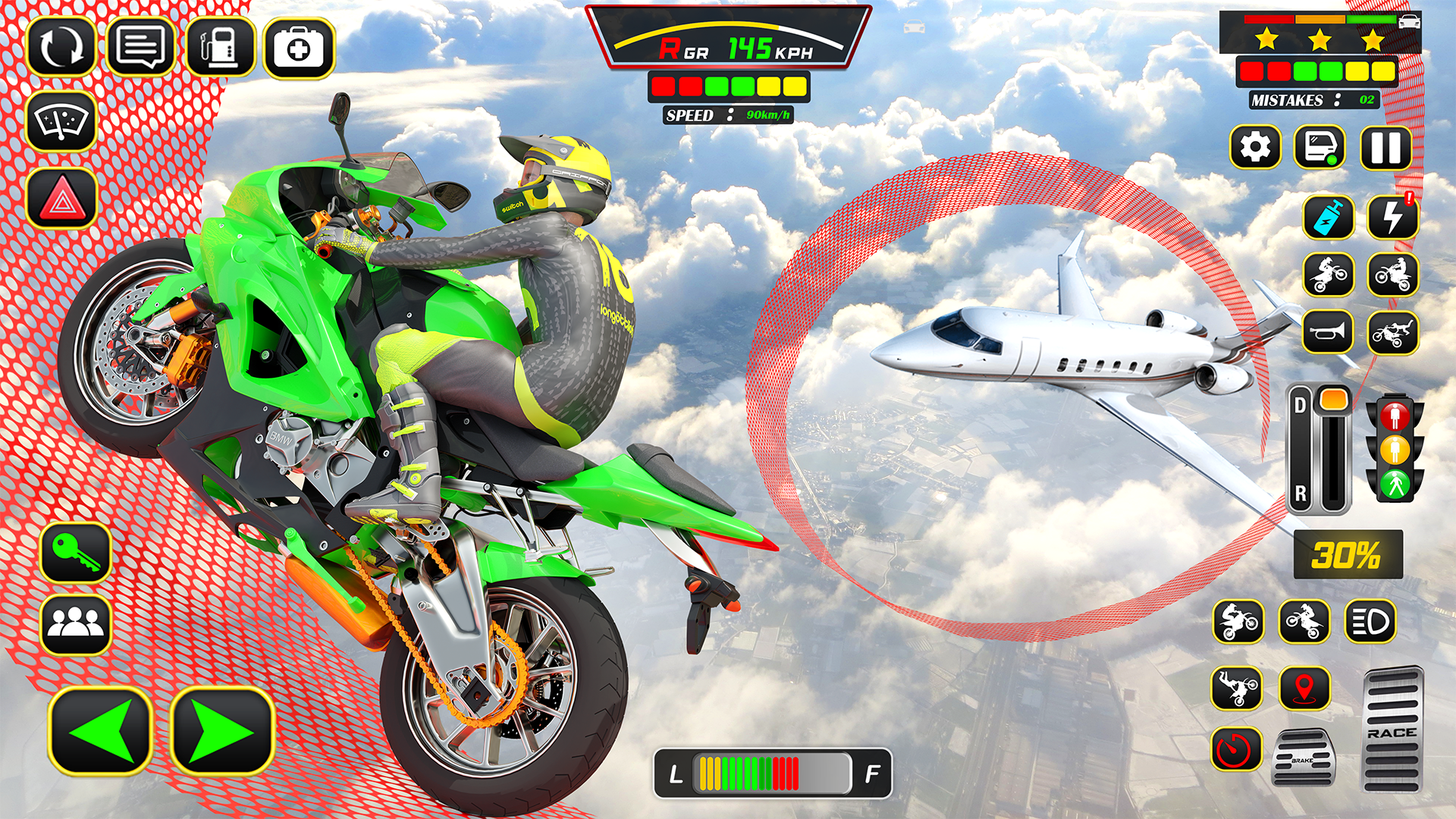 Cuplikan Layar Game GT Bike Stunt Bike Racing Game