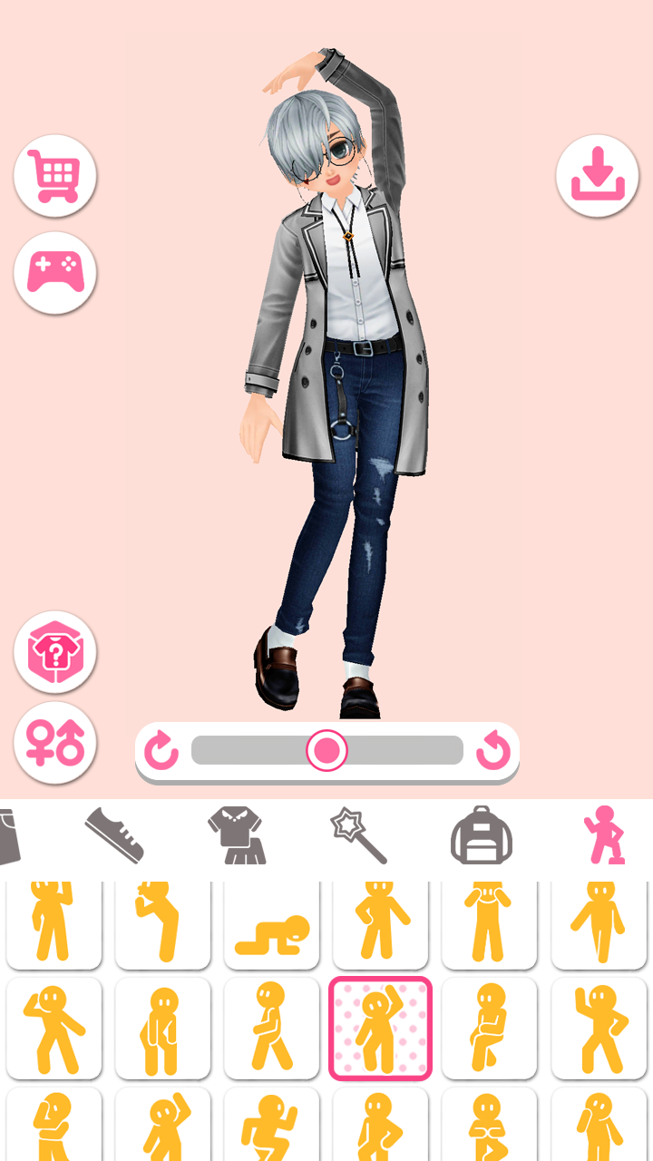 Captura de Tela do Jogo Styledoll Life:3D Avatar maker