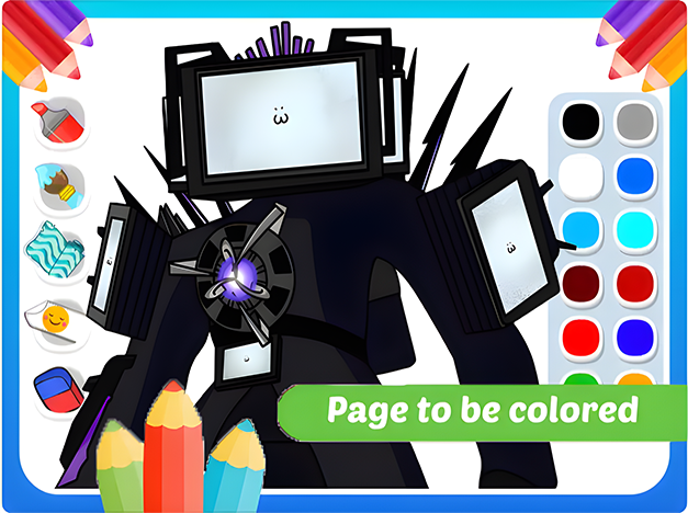 Titan TV Man returns coloring 1.3 for Android/iOS - TapTap