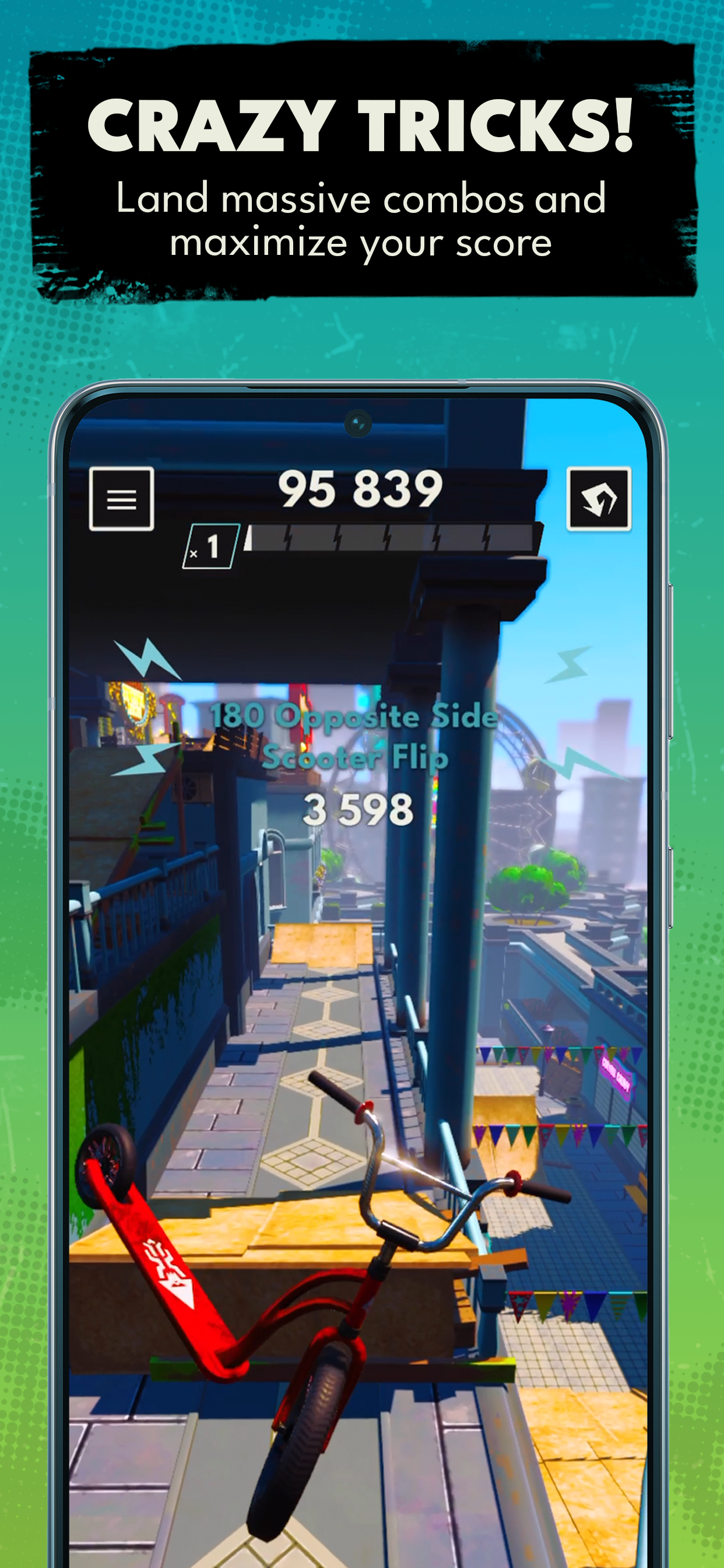Touchgrind Scooter Game Screenshot