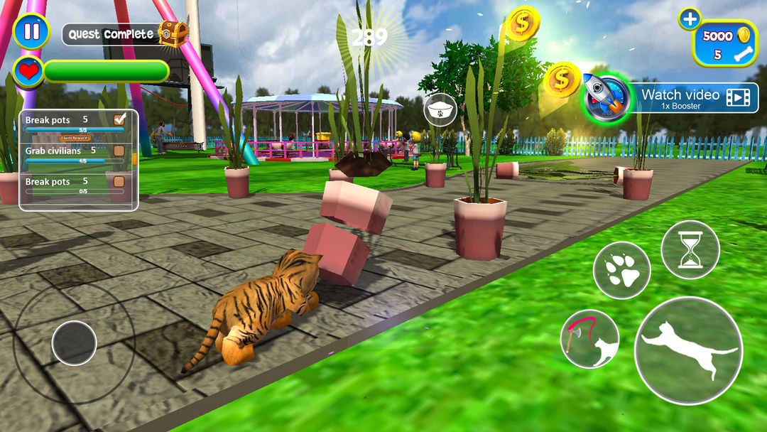 Virtual Cat Simulator : Cute Kitty 게임 스크린 샷