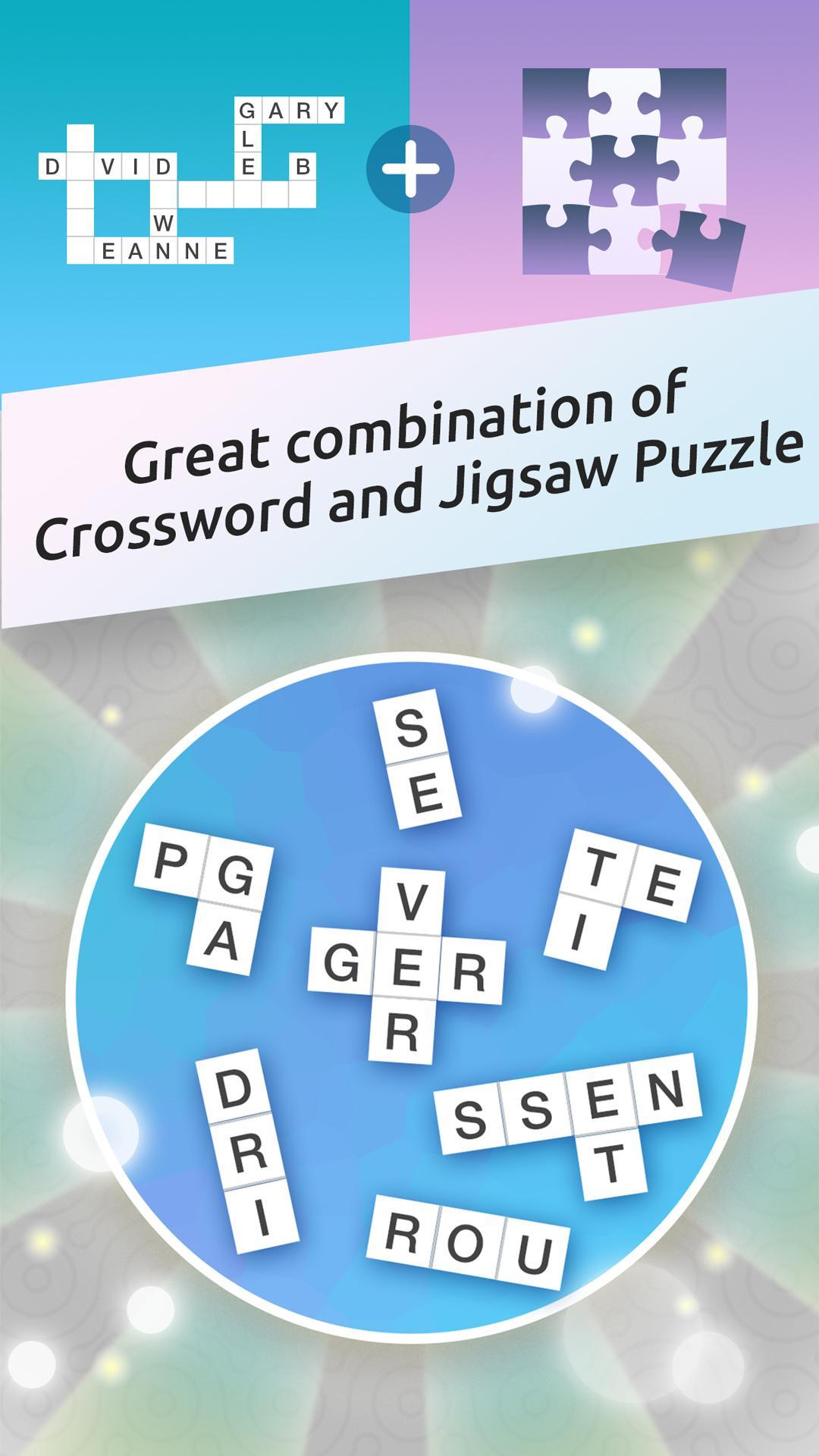 Captura de Tela do Jogo Crossword Jigsaw