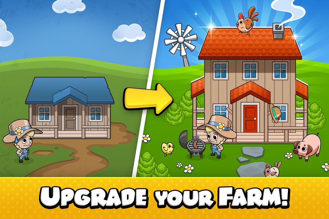 Idle Farm Tycoon - Merge Crops遊戲截圖
